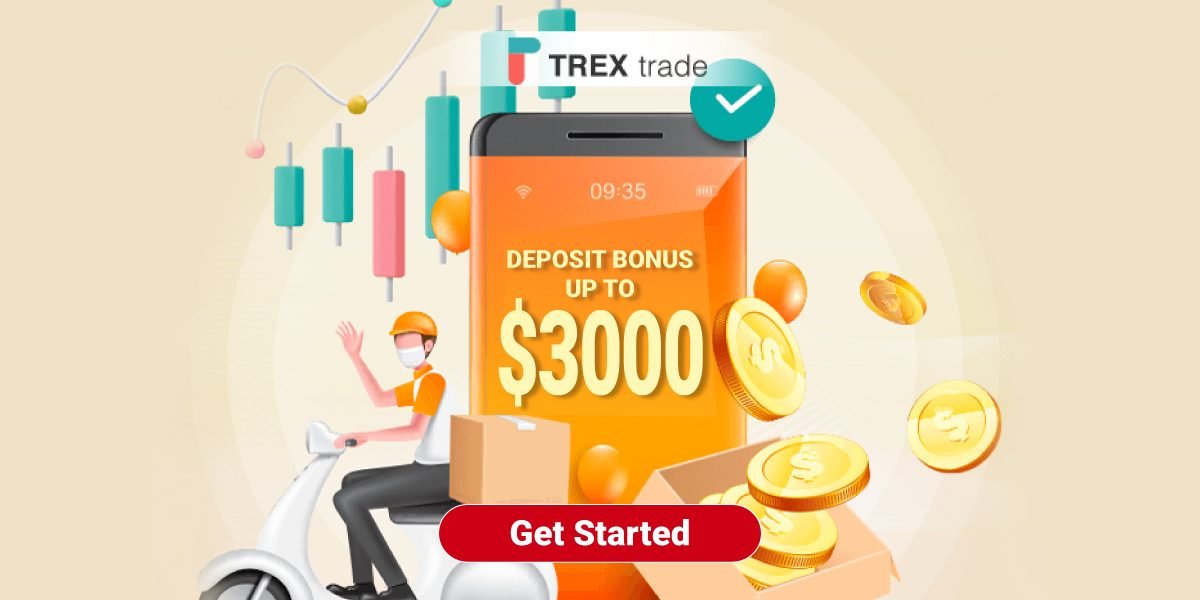 Achieve up to $3000 Deposit Bonus from TrexTrade