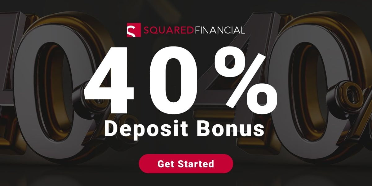 Squared Financial Forex 40% First Deposit Bonus