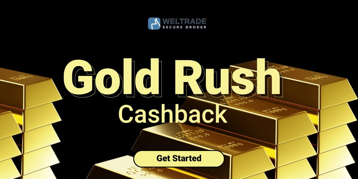 Gold Rush Cash Back from Weltrade broker on above 150 lots
