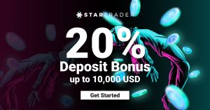 New Deposit Bonus of 20% up to $10000 by StarTrader