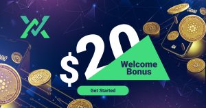 The Crypto500x broker offers a Forex $20 Welcome Bonus.