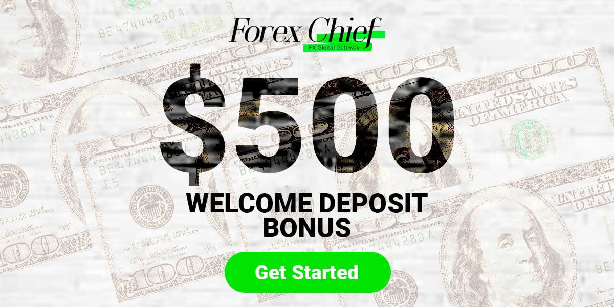 Get up to $500 Forex Welcome Bonus from ForexChief