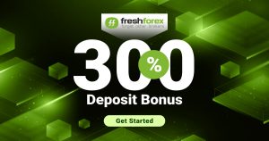 FreshForex provides a 300% deposit Bonus for every deposit.