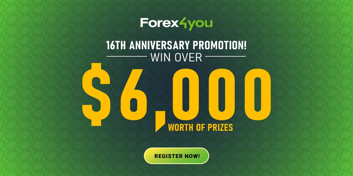 Over $6000 Promotion of Forex4you's 16th Anniversary!