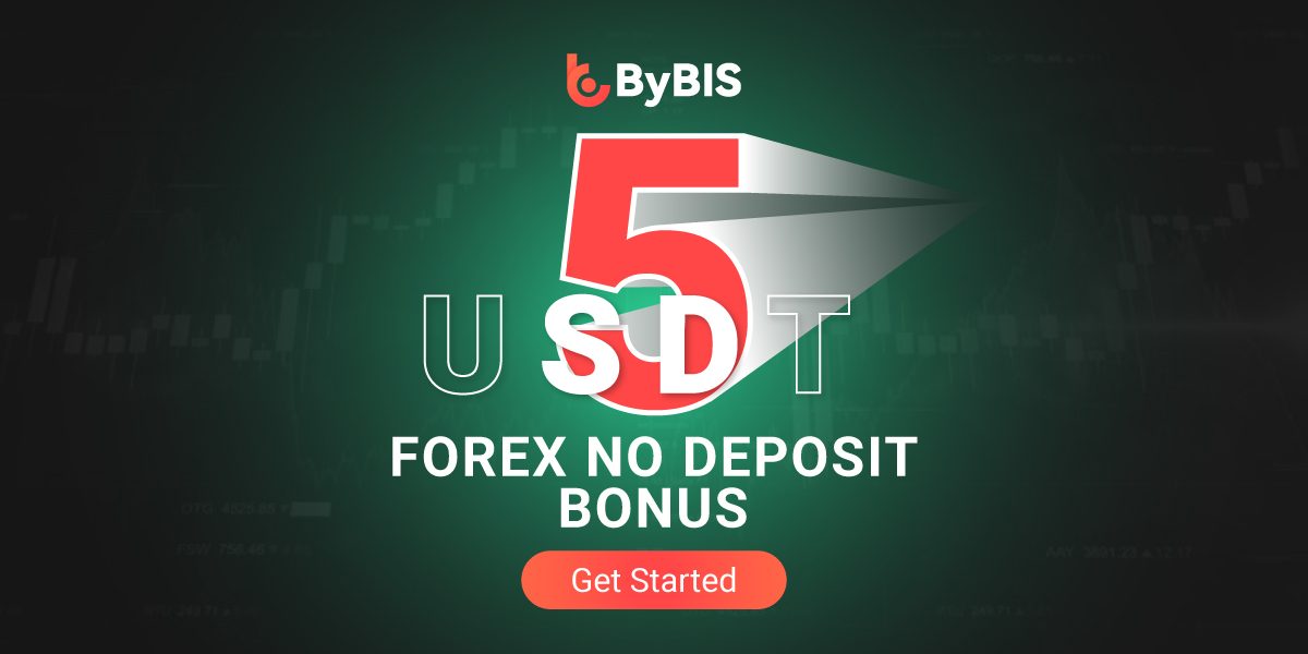 ByBIS is offering a Forex Free 5 USDT No Deposit Bonus