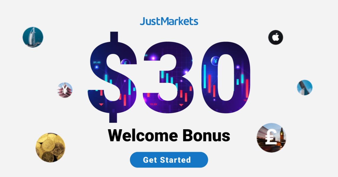 Grab a $30 Forex Welcome Bonus at JustMarkets.