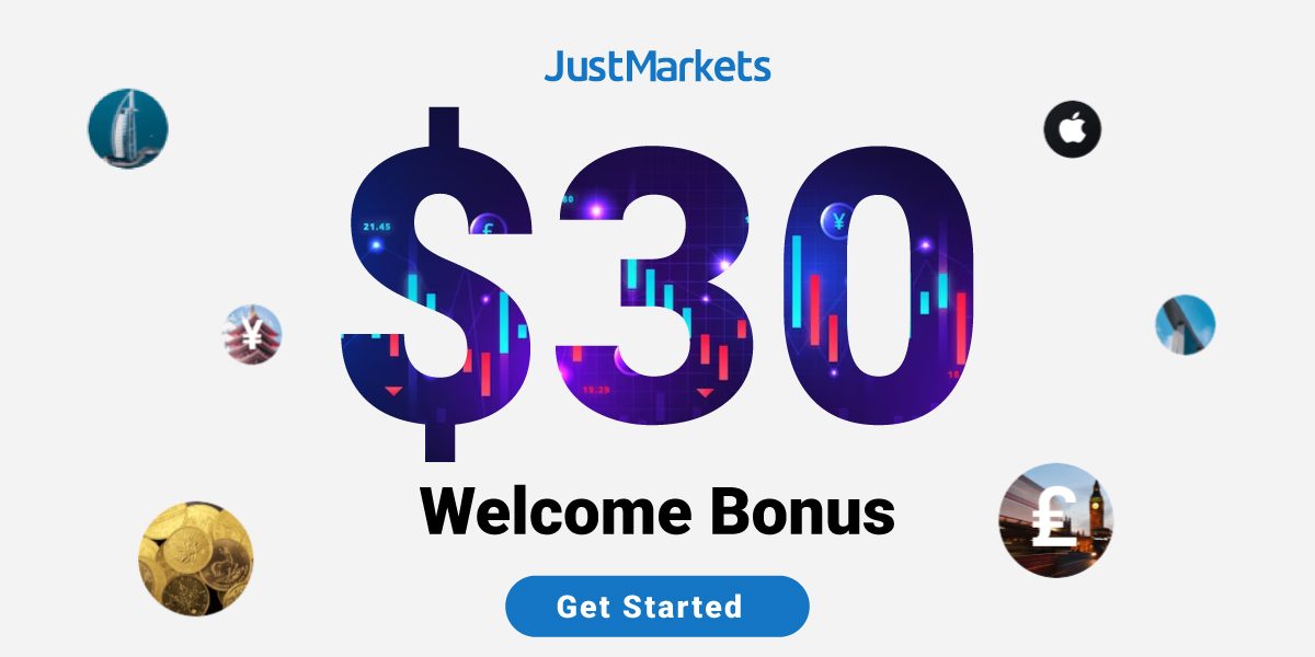 Grab a $30 Forex Welcome Bonus at JustMarkets.