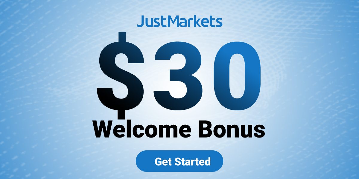 Get a JustMarkets $30 Welcome Bonus Forex!