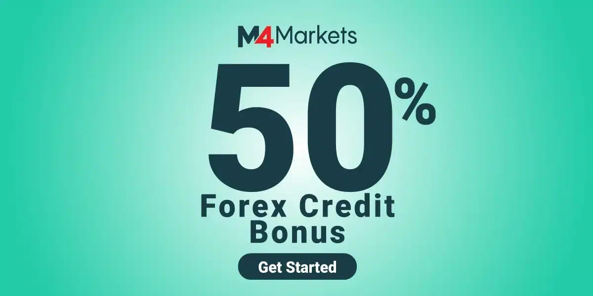 M4Markets New 50% Forex Deposit Bonus for traders