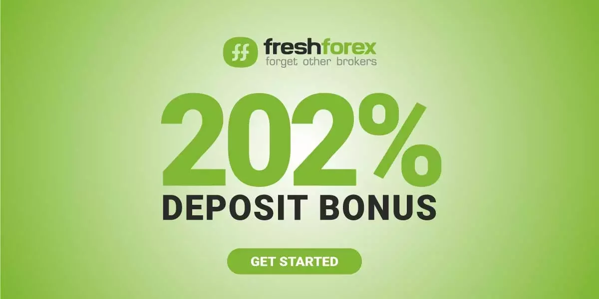 Get a Forex 202% Deposit at FreshForex